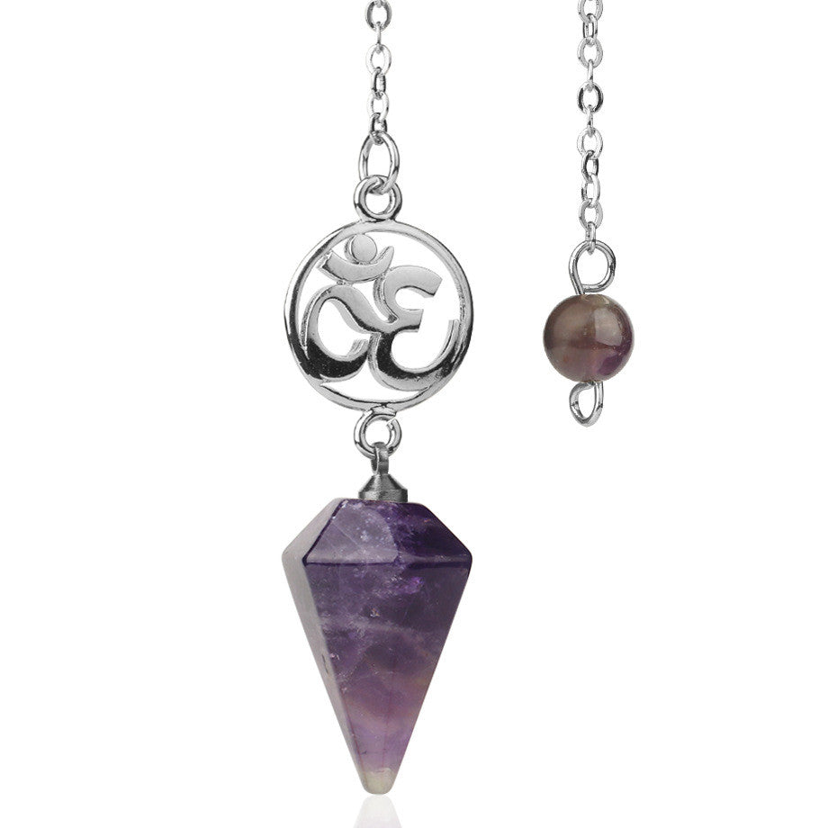 Crystal Ore Pendulum Spiritual Pendant Jewelry