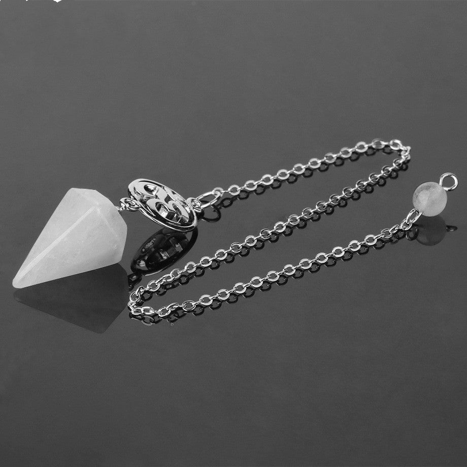 Crystal Ore Pendulum Spiritual Pendant Jewelry